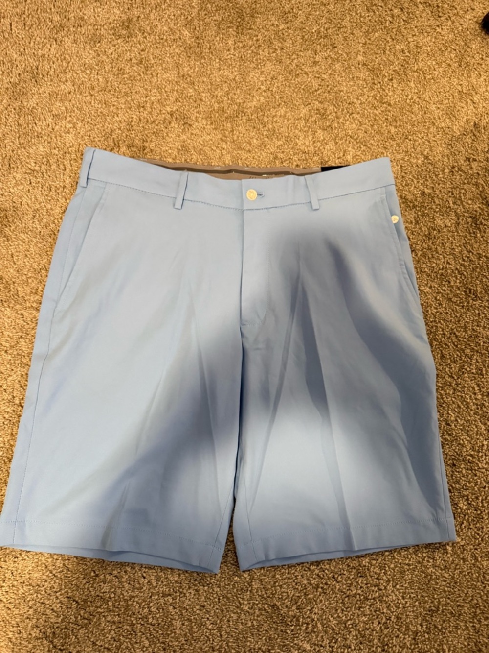 Walter Hagen Light Blue Performance Golf Shorts